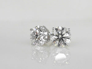 White Gold Lab Grown Diamond Studs