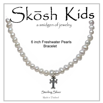 Skosh Freshwater Pearl with Cross 6