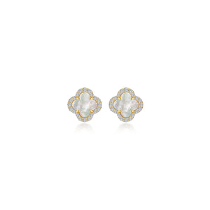 Lafonn Mother of Pearl Two Tone Studs