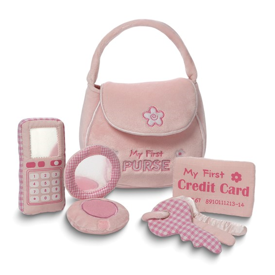 Baby Gund My 1st Purse Pink Plush Playset