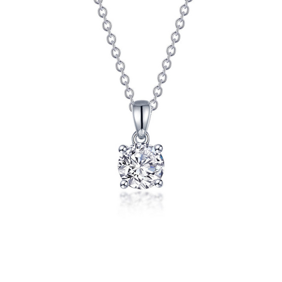 Lafonn 1.50ctw 4 Prong Solitare Necklace 20