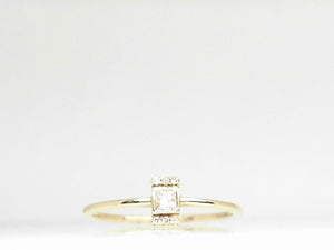 14k Yellow Gold Diamond 0.11ct Fashion Ring
