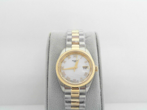 Moore's Elite Ladies Two-Tone Mother of Pearl Dial Watch