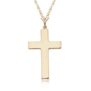 Yellow Gold Large Cross Pendant