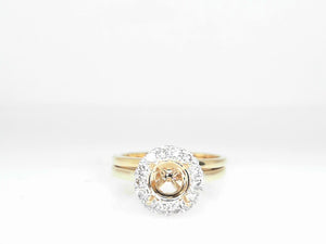 Yellow Gold Diamond Wedding Set