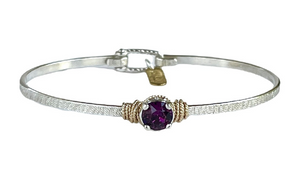 Earth Grace Birthstone Bracelet February 7"