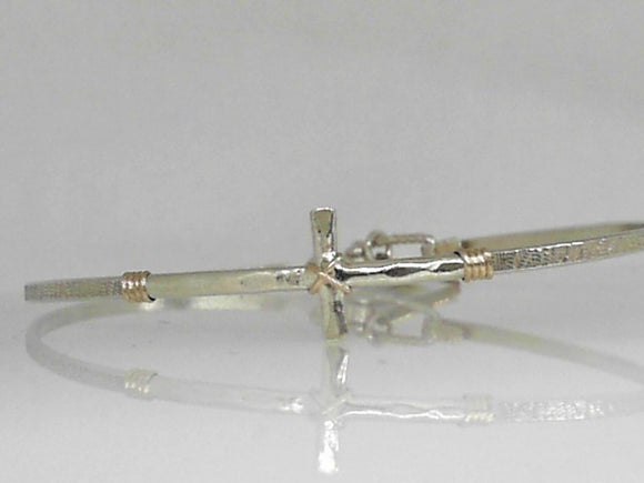 Earth Grace Demi Cross Bracelet