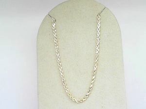 10K Yellow Gold Rope Chain 2.5mm 22"
