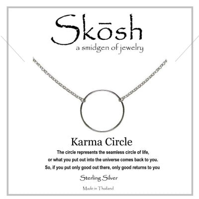 Skosh Karma Circle Necklace