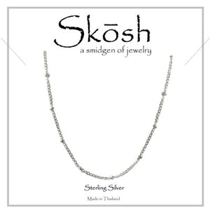 Skosh Silver Satellite Chain 20"