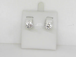 Sterling Silver Swarovski Crystal Stud Earrings