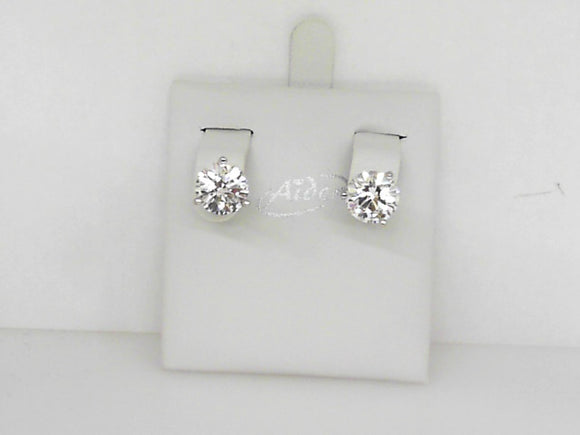 Sterling Silver Swarovski Crystal Stud Earrings