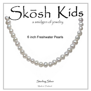 Skosh Kids Freshwater Pearl 6" Bracelet