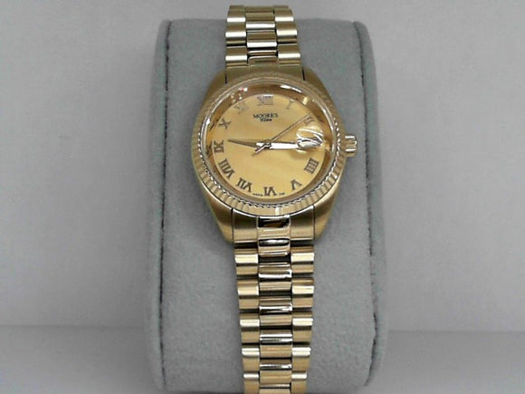 Ladies Moore's Elite Yellow Midsize Watch