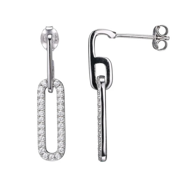 Charles Garnier Post Paperclip Earrings