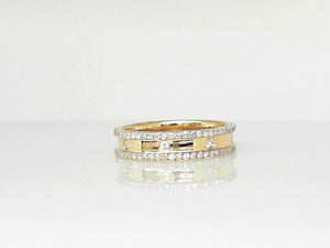 Yellow Gold Diamond Band