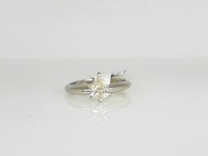 Platinum Pear Shape Diamond Solitaire