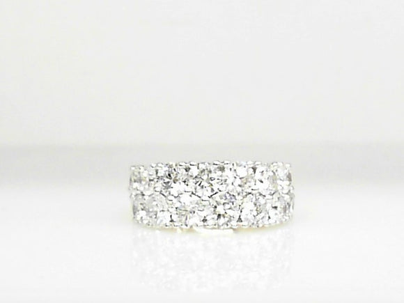 14k Yellow Gold Lab Diamond 4.00ct Anniversary Band