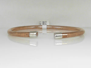 Rose Gold Coiled Cuff Bracelet