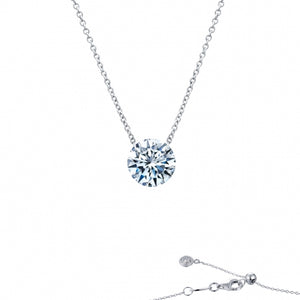 Lafonn 2 CT Floating Simulated Diamond Solitaire Necklace