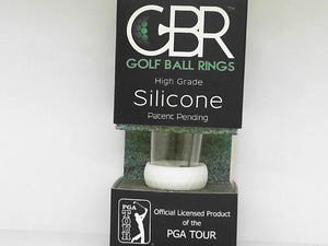 Golf Ball Rings Silicone Band White Size 13- 50% Off