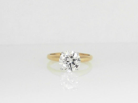 Lab Grown Round Diamond Solitaire