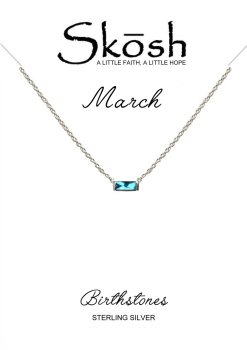 Skosh Sterling Silver Birthstone 