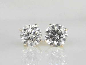 Yellow Gold Lab Grown Diamond Studs