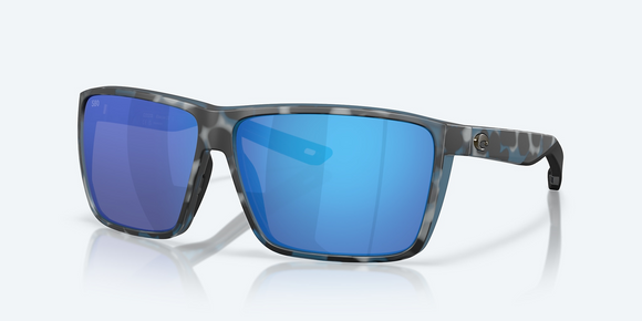 Costa Rincon II Deep Water Camo w/ Blue Mirror Mens Sunglasses