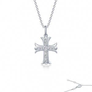 Lafonn Baguette Diamond Cross