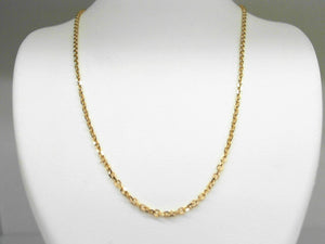 14K Yellow Gold 1.5mm 18" Cable Chain