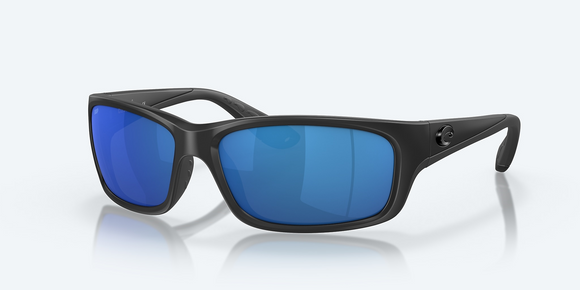 Costa Jose Blackout w/ Blue Mirror Mens Sunglasses