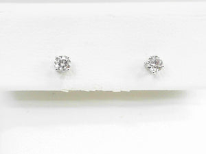 White Gold 0.33 Ct Diamond Studs