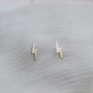 Gold Filled Lightening Bolt Studs