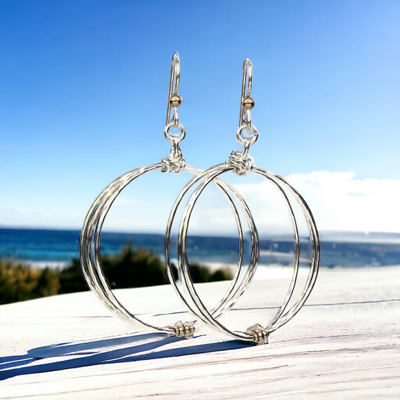 Earth Grace Sterling Silver Free Spirit Earrings