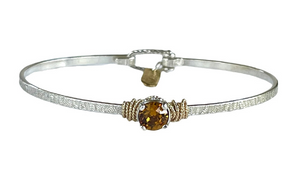 Earth Grace November Birthstone Bracelet 7"
