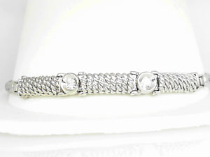 White Gold Diamond Add-A-Link Bracelet