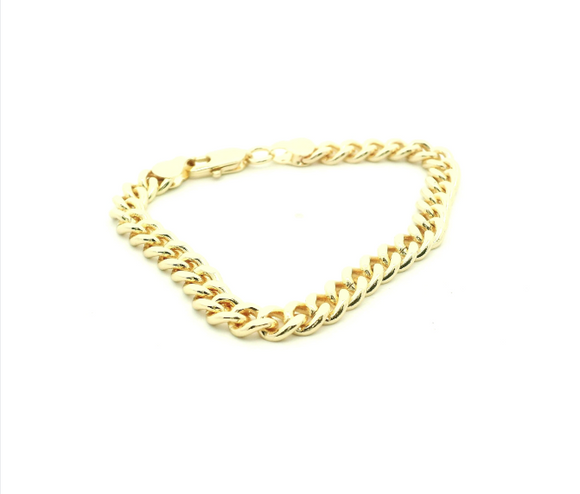 Gold Filled Curb Chain Bracelet