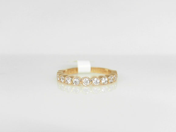 Yellow Gold Diamond Band