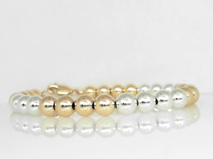 Vivi B "Summer" Sterling Silver/Gold Filled Bracelet 7"