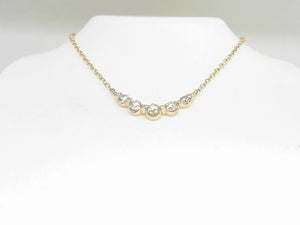 Yellow Gold Diamond Necklace