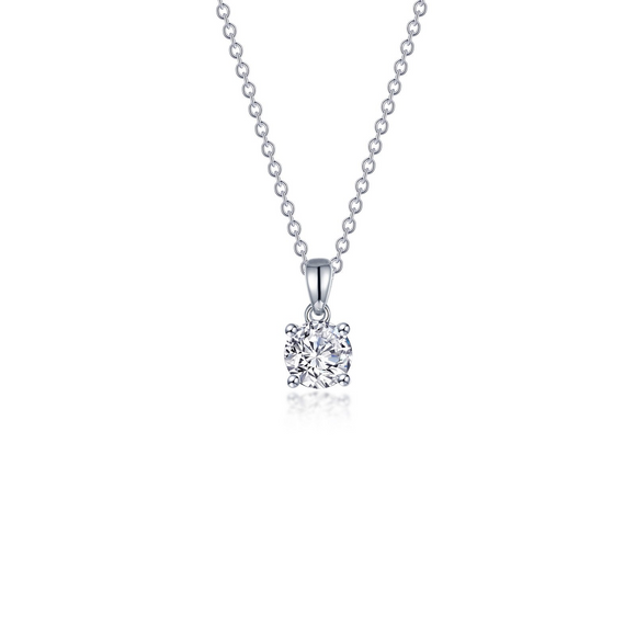 Lafonn 0.70ctw 4 Prong Solitare Necklace 20