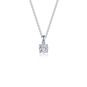 Lafonn 0.70ctw 4 Prong Solitare Necklace 20"