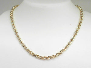 Yellow Gold 20" Rope Chain 2.5 mm