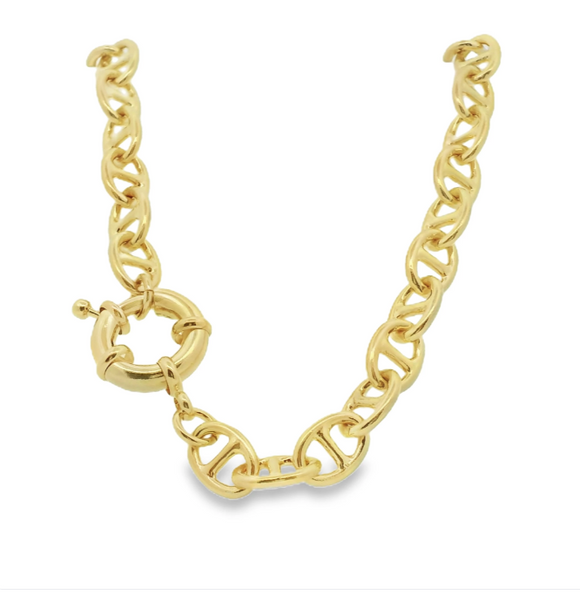 Gold Filled Mariner Chain Necklace