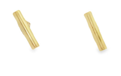 Gold Fill Mini Bar Stud Earrings