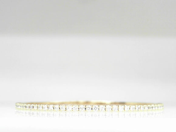 14k Yellow Gold Diamond (0.92ct) Tennis Bracelet