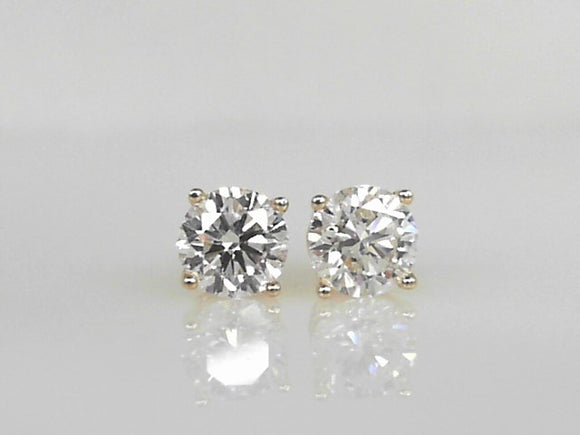 Yellow Gold Lab Grown Diamond Studs