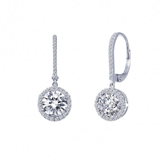 Lafonn Simulated Diamond Leverback Earrings