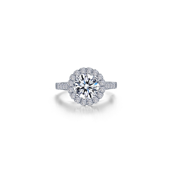 Lafonn Round Simulated Diamond Ring with Halo